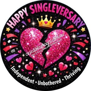 Celebrating the end of a relationship that was in the past